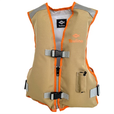 フローティングベスト　スリム(ベージュオレンジ-フリー)